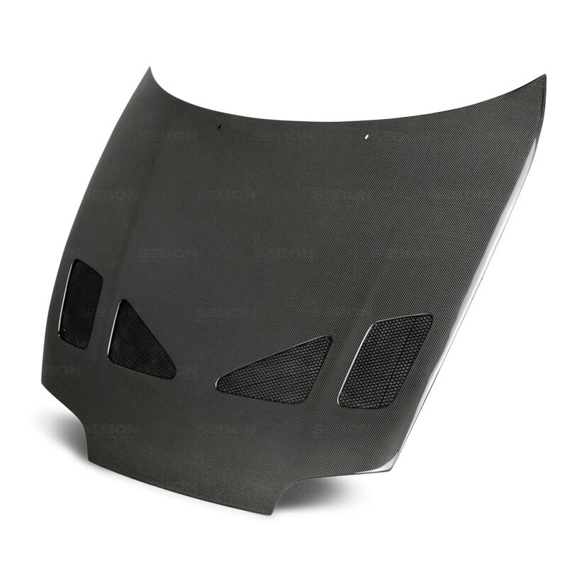 Seibon 93-98 Toyota Supra (JZA80L) TR Style Carbon Fiber Hood-Hoods-Grocery Getter Performance
