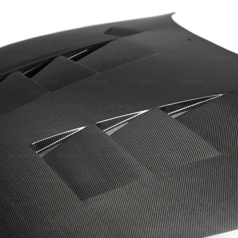 Seibon 93-98 Toyota Supra (JZA80L) TS Style Carbon Fiber Hood-Hoods-Grocery Getter Performance