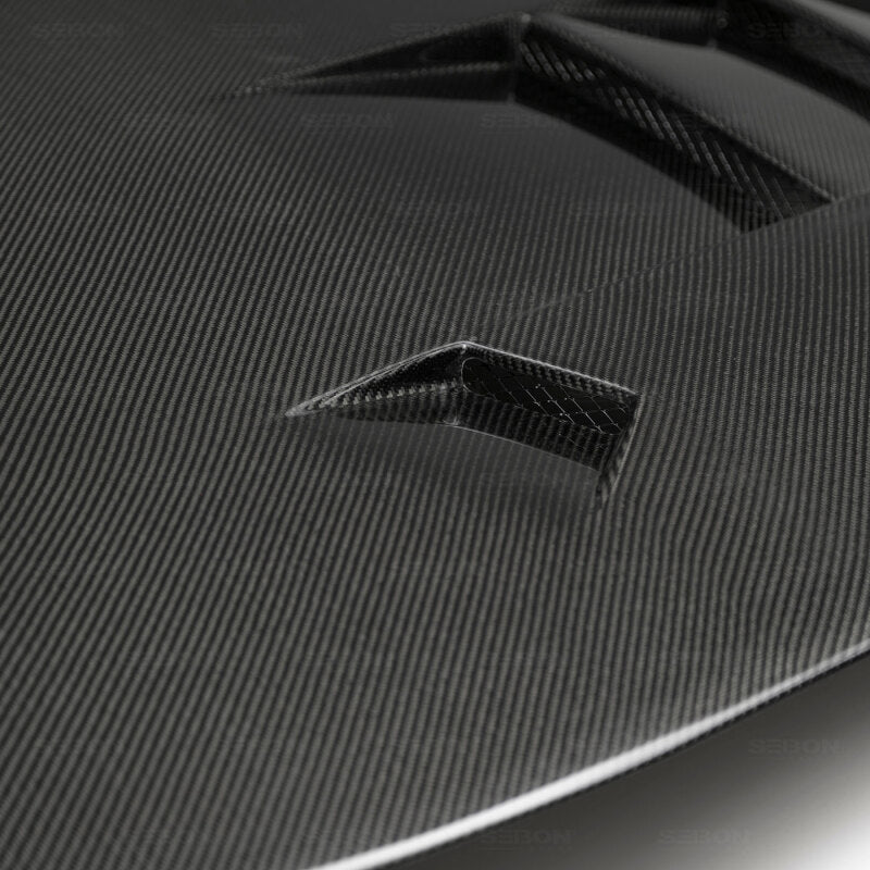 Seibon 93-98 Toyota Supra (JZA80L) TS Style Carbon Fiber Hood-Hoods-Grocery Getter Performance