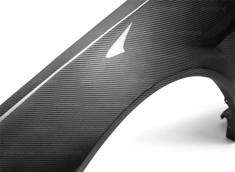 Seibon 99-01 Nissan Skyline R34 NSW-Style Carbon Fiber (Gloss Finish) Fenders (Pair)-Fenders-Grocery Getter Performance