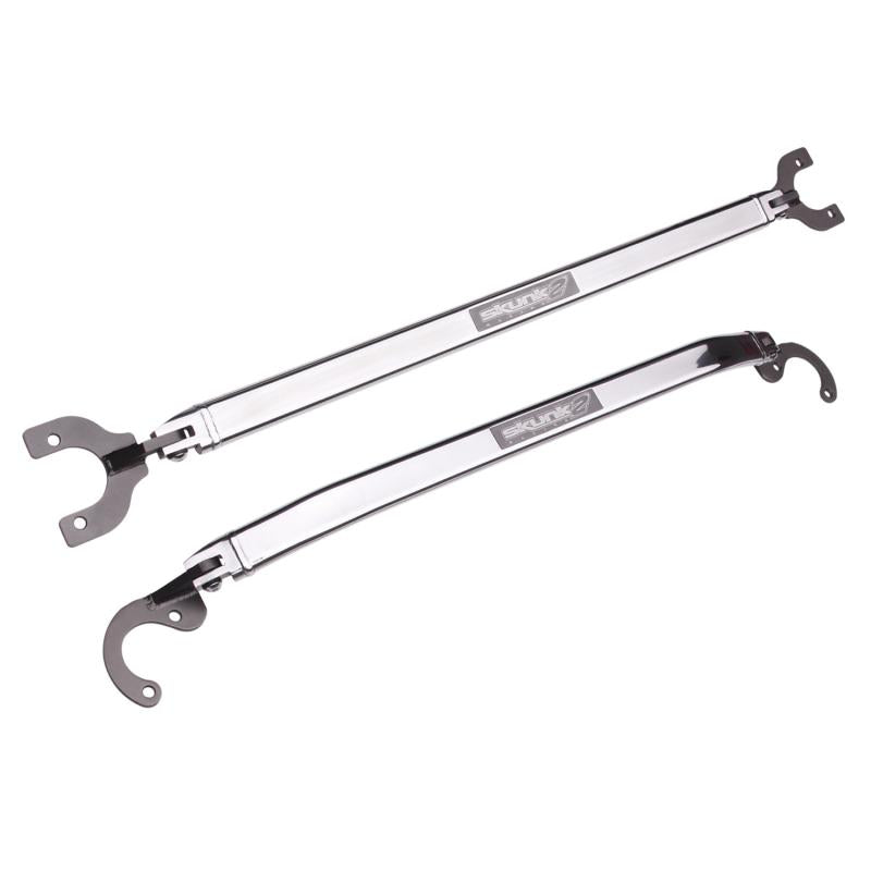 Skunk2 88-00 Honda Civic/Del Sol/94-01 Acura Integra Rear Upper Strut Tower Bar (Black Series)-Strut Bars-Grocery Getter Performance
