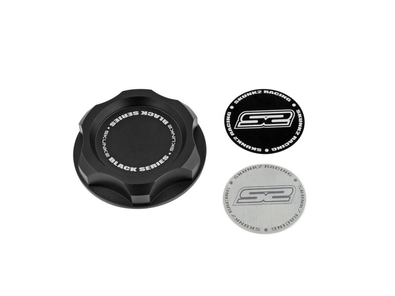 Skunk2 Honda Billet Oil Cap (M33 x 2.8) (Black Series)-Oil Caps-Grocery Getter Performance
