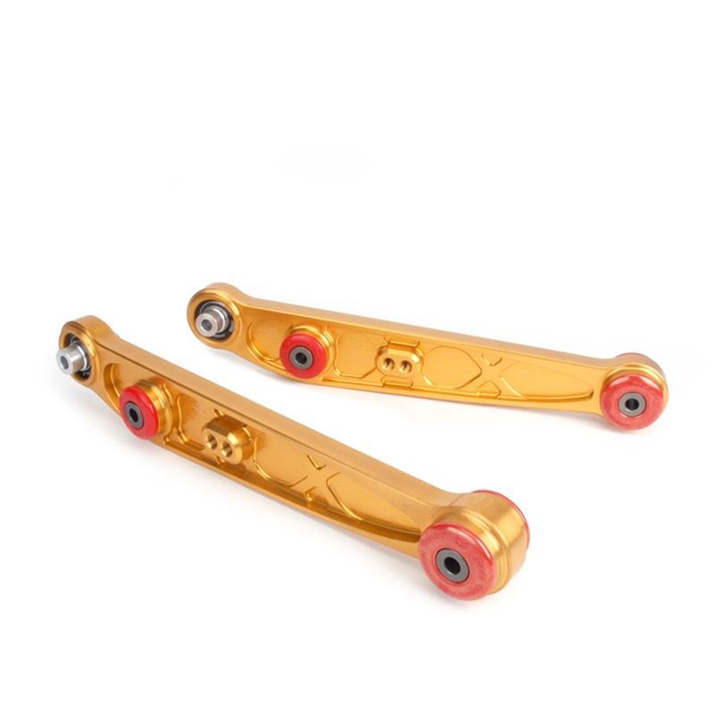 Skunk2 Honda/Acura EG/DC Alpha Series Rear Lower Control Arm Set - Gold-Control Arms-Grocery Getter Performance