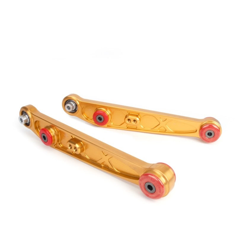 Skunk2 Honda/Acura EG/DC Alpha Series Rear Lower Control Arm Set - Gold-Control Arms-Grocery Getter Performance