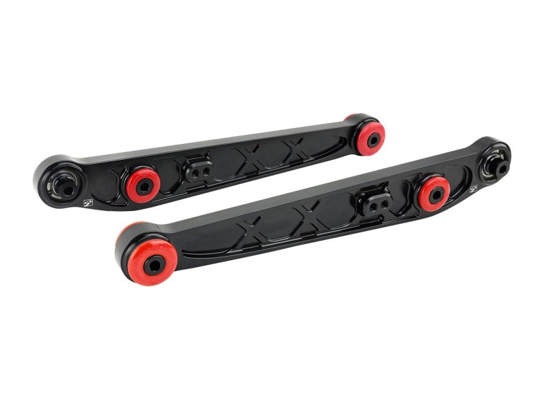 Skunk2 Honda/Acura EK Alpha Series Rear Lower Control Arm Set - Black-Control Arms-Grocery Getter Performance