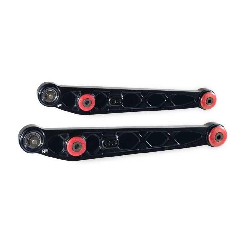 Skunk2 Honda/Acura EK Alpha Series Rear Lower Control Arm Set - Black-Control Arms-Grocery Getter Performance