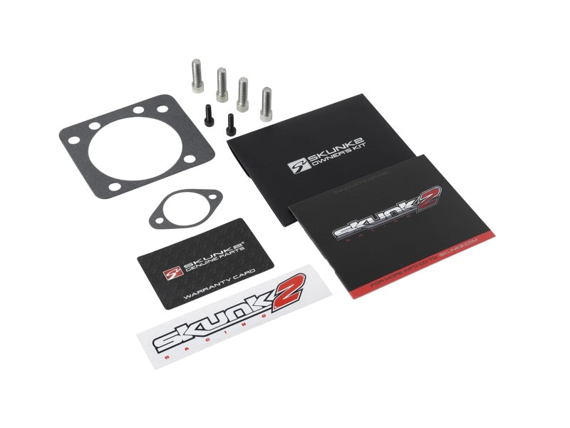 Skunk2 Pro Series Honda/Acura (D/B/H/F Series) 74mm Billet Throttle Body (Black Series) (Race Only)-Throttle Bodies-Grocery Getter Performance