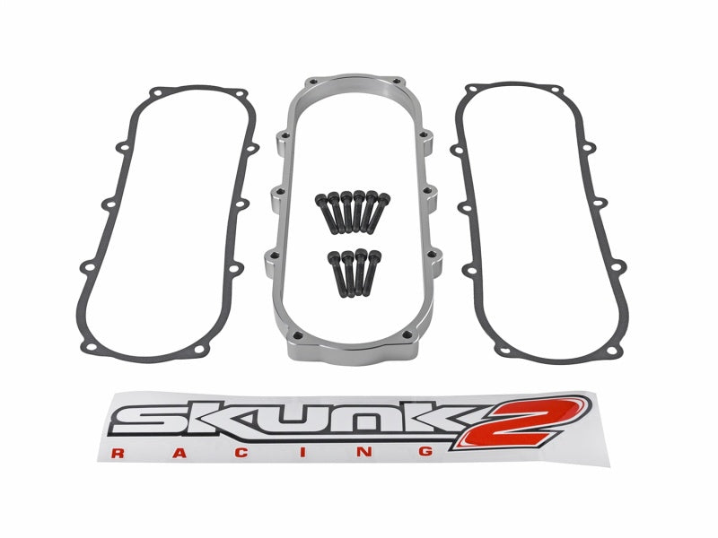 Skunk2 Ultra Series Honda/Acura Silver Street Intake Manifold .5 Liter Spacer-Intake Spacers-Grocery Getter Performance