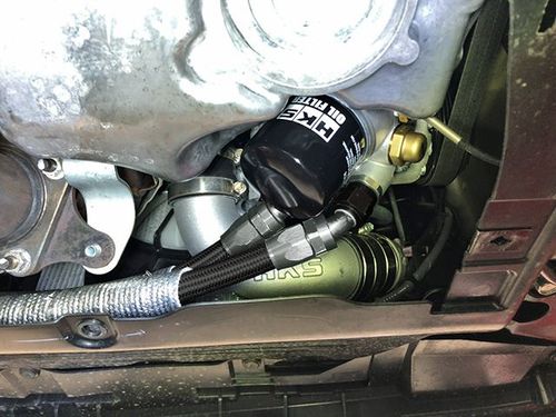 OIL COOLER KIT S-TYPE FK8 BLACK HOSE