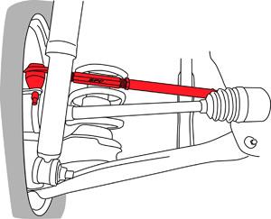 SPC Performance 01-08 Ford Escape/Mazda Tribute Rear Adjustable Camber Arm (+/-2.0deg.)-Camber Kits-Grocery Getter Performance