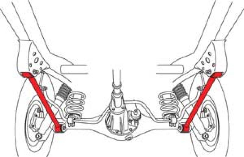 SPC Performance 91 - 97 Toyota Landcruiser Rear Lower Control Arms (Pair) - Grocery Getter Performance