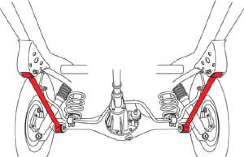 SPC Performance 91 - 97 Toyota Landcruiser Rear Lower Control Arms (Pair) - Grocery Getter Performance