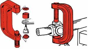 SPC Performance Ball Joint Press w/Adapters - Grocery Getter Performance