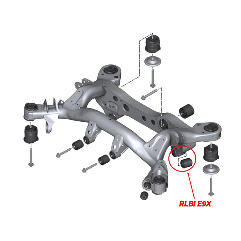 SPL Parts 06-13 BMW E80/E82/E82M / 06-13 BMW E90/E91/E92/E93 Rear Lower Control Arm Inner Bushing-Suspension Arm Bushings-Grocery Getter Performance