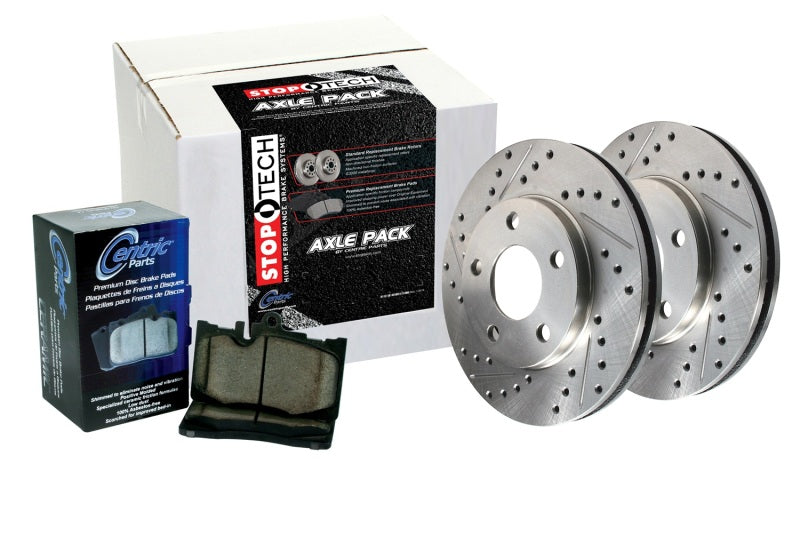 Sport Axle Pack, Drilled & Slotted, Rear-Brake Rotors - Slot & Drilled-Grocery Getter Performance