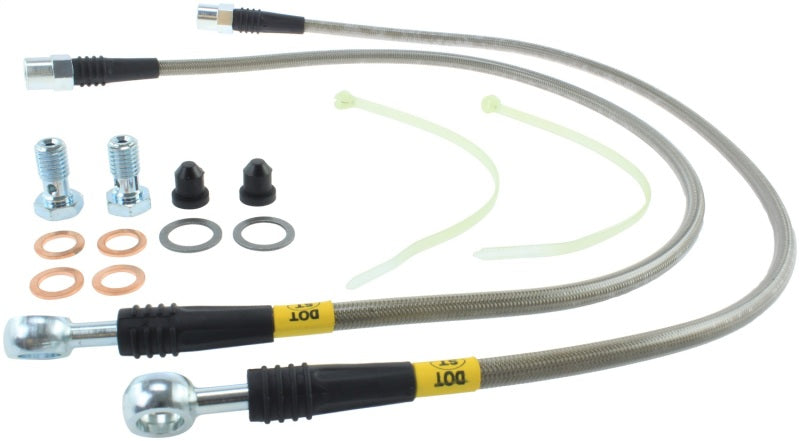 StopTech 00-06 BMW X5 Stainless Steel Rear Brake Line Kit-Brake Line Kits-Grocery Getter Performance