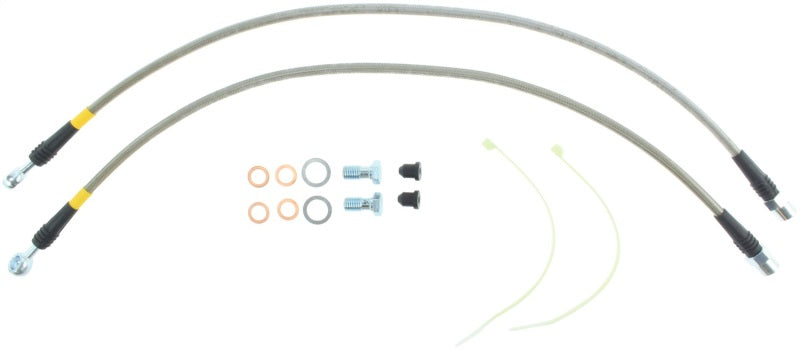 StopTech 00-06 BMW X5 Stainless Steel Rear Brake Line Kit-Brake Line Kits-Grocery Getter Performance