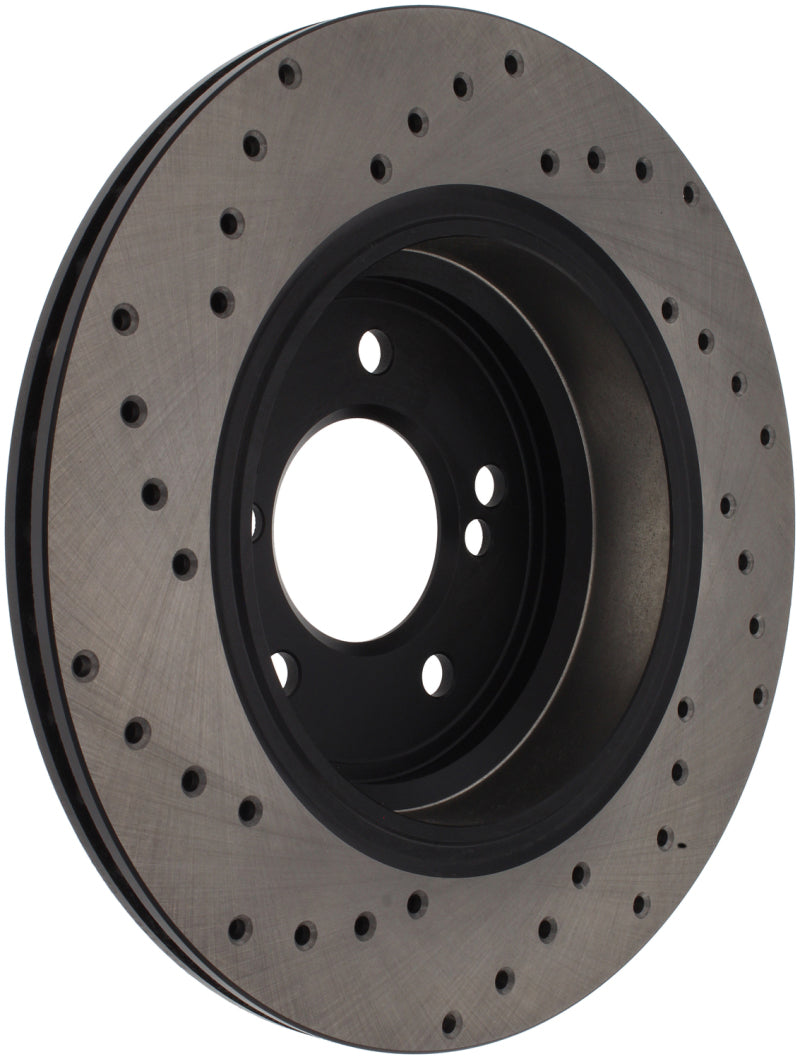 StopTech 01-07 BMW M3 (E46) / 00-04 M5 (E39) Drilled Right Rear Rotor-Brake Rotors - Drilled-Grocery Getter Performance