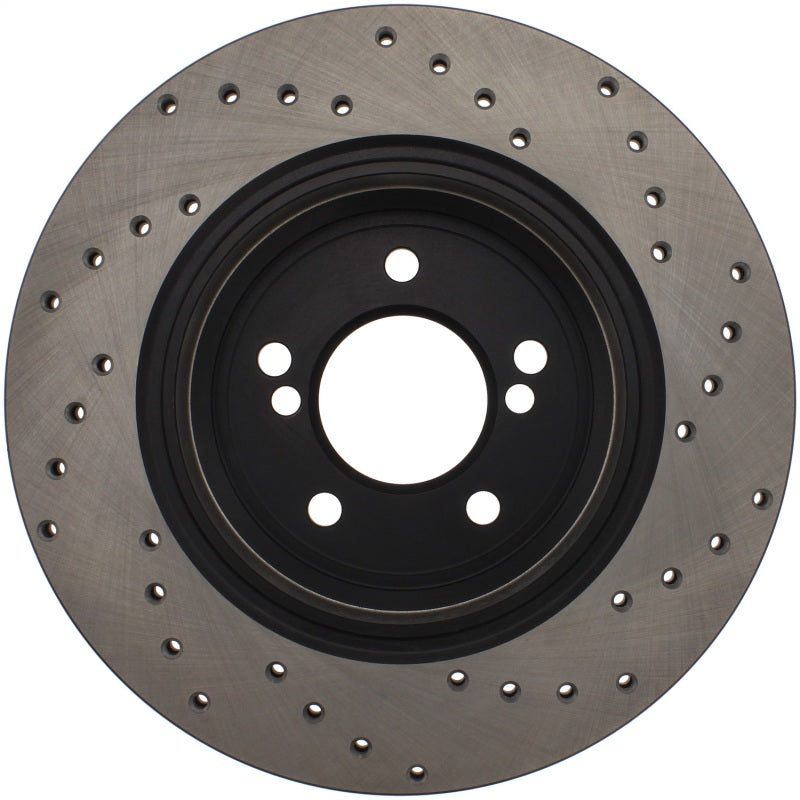 StopTech 01-07 BMW M3 (E46) / 00-04 M5 (E39) Drilled Right Rear Rotor-Brake Rotors - Drilled-Grocery Getter Performance