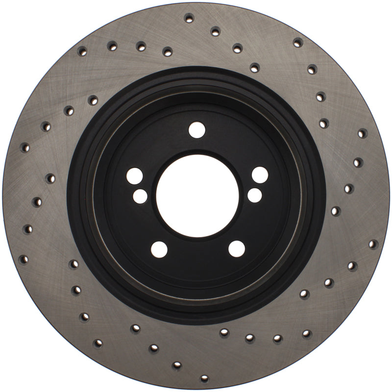 StopTech 01-07 BMW M3 (E46) / 00-04 M5 (E39) Drilled Right Rear Rotor-Brake Rotors - Drilled-Grocery Getter Performance