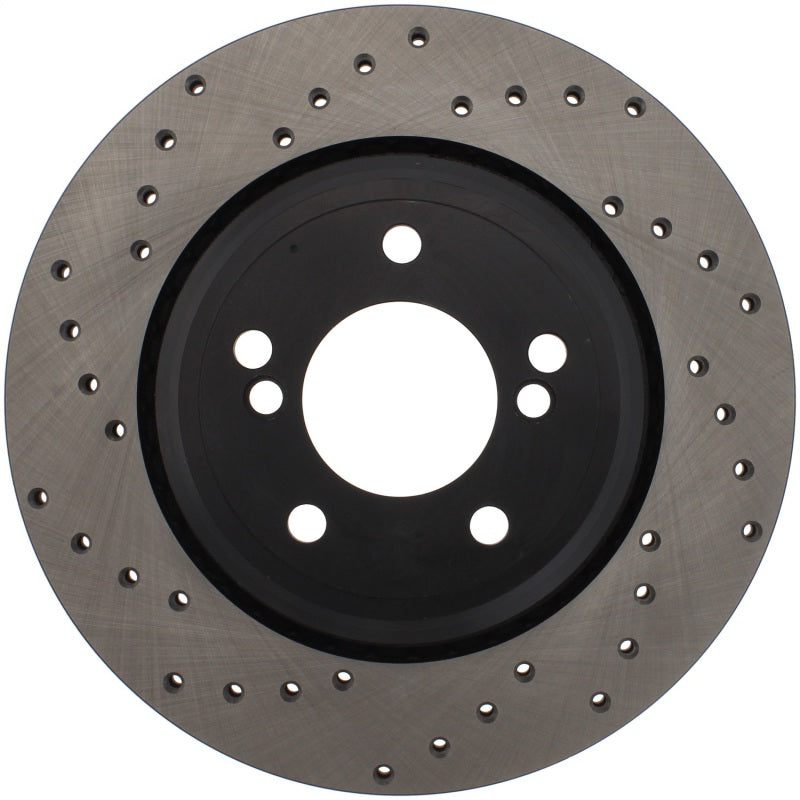 StopTech 01-07 BMW M3 (E46) / 00-04 M5 (E39) Drilled Right Rear Rotor-Brake Rotors - Drilled-Grocery Getter Performance
