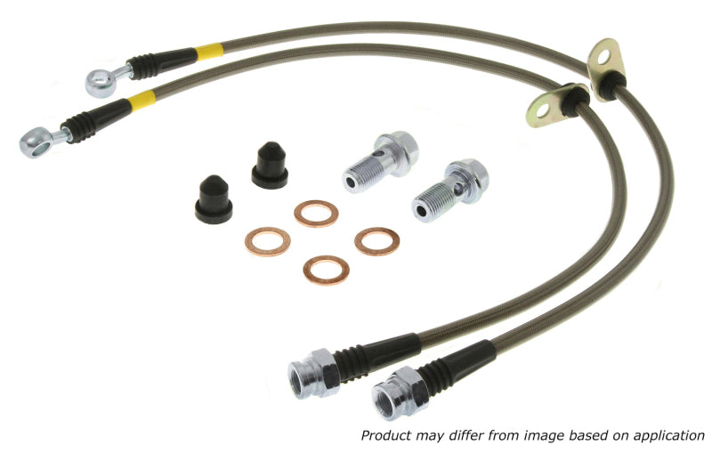 StopTech 12-13 BMW 335i SS Rear Brake Lines-Brake Line Kits-Grocery Getter Performance
