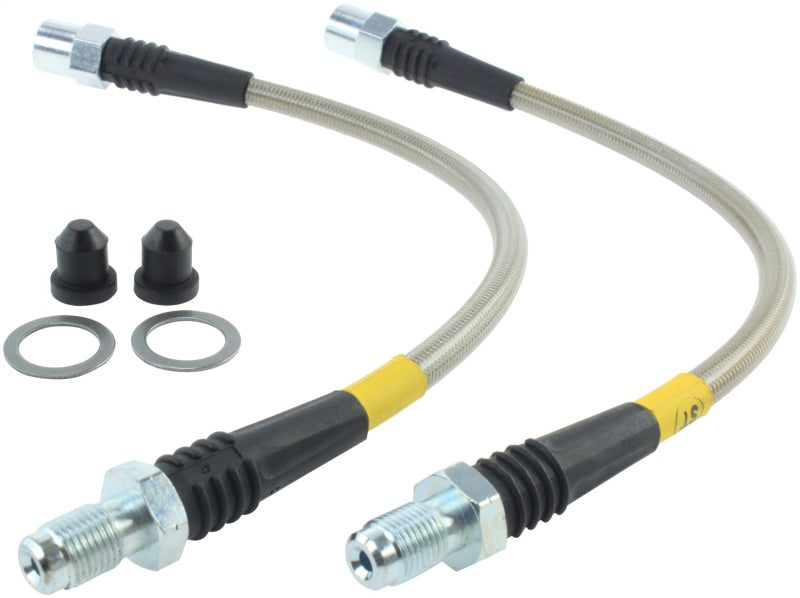 StopTech 12-13 BMW 335i SS Rear Brake Lines-Brake Line Kits-Grocery Getter Performance
