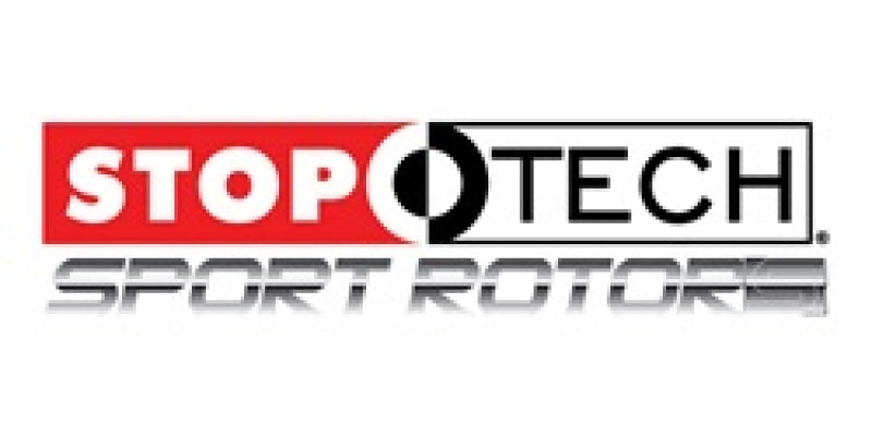 StopTech 12-15 Ford Focus w/ Rear Disc Brakes Rear Right Slotted & Drilled Rotor-Brake Rotors - Slot & Drilled-Grocery Getter Performance