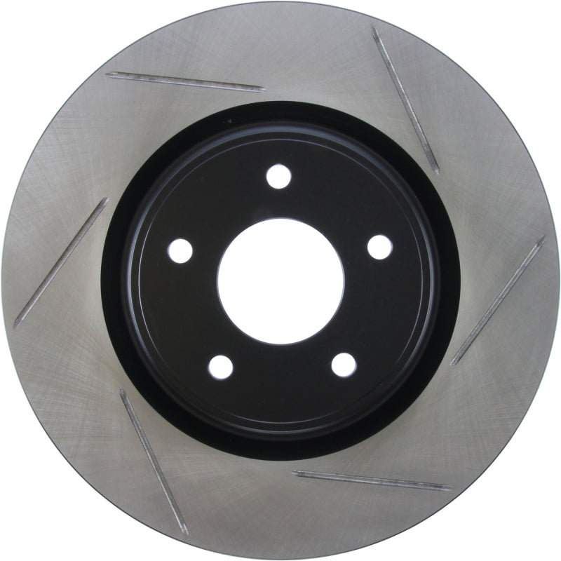 StopTech 13-15 Nissan Pathfinder Slotted Front Left Rotor-Brake Rotors - Slotted-Grocery Getter Performance