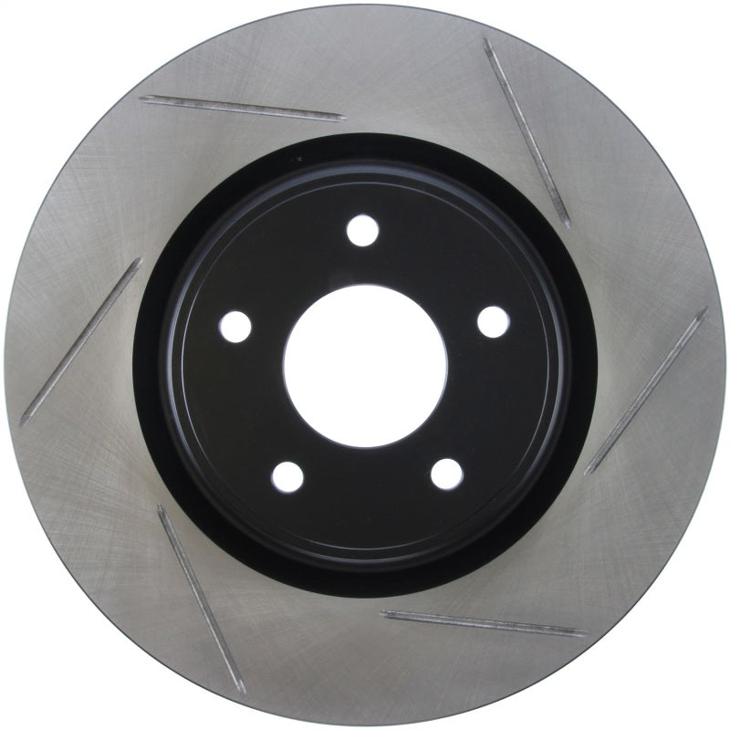 StopTech 13-15 Nissan Pathfinder Slotted Front Left Rotor-Brake Rotors - Slotted-Grocery Getter Performance