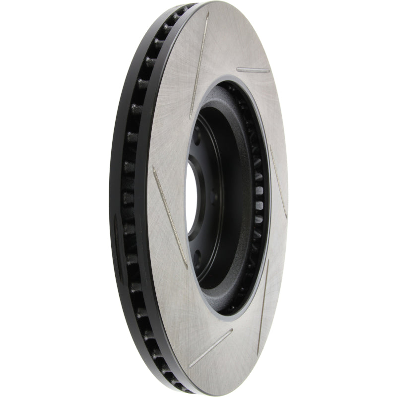 StopTech 13-15 Nissan Pathfinder Slotted Front Left Rotor-Brake Rotors - Slotted-Grocery Getter Performance