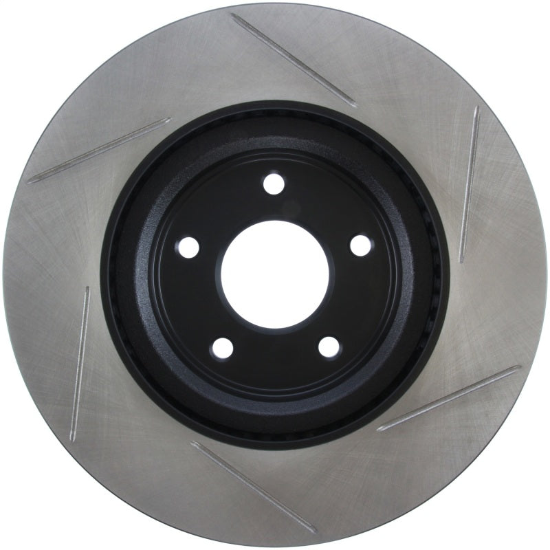 StopTech 13-15 Nissan Pathfinder Slotted Front Right Rotor-Brake Rotors - Slotted-Grocery Getter Performance