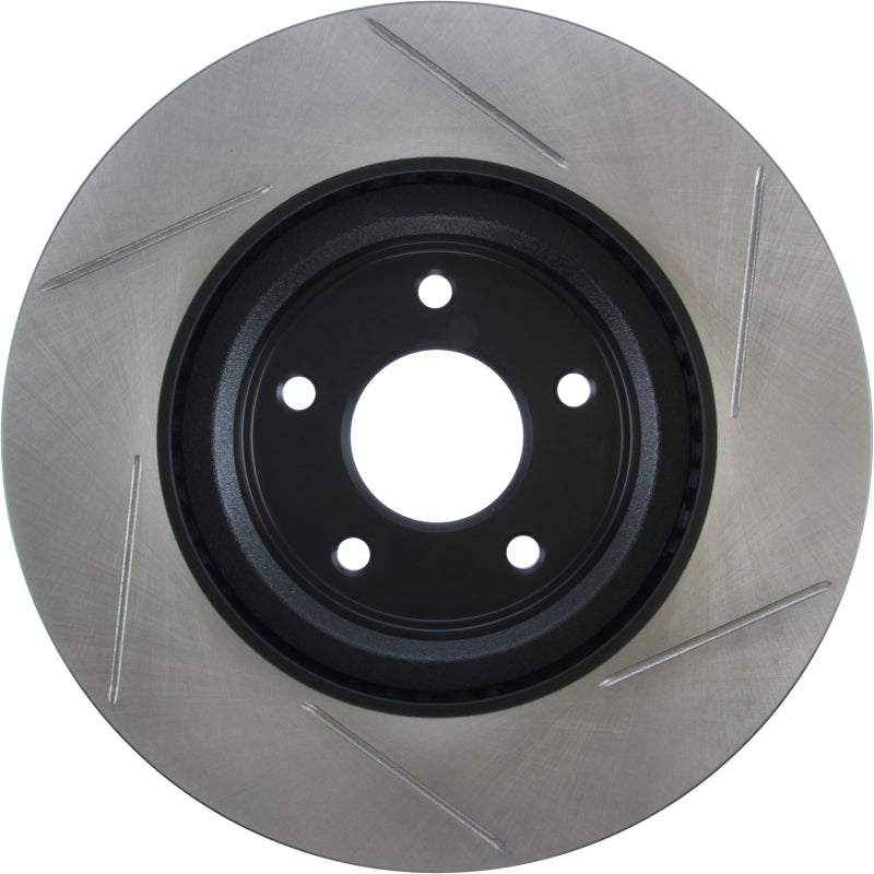 StopTech 13-15 Nissan Pathfinder Slotted Front Right Rotor-Brake Rotors - Slotted-Grocery Getter Performance