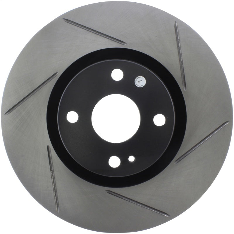StopTech 16-17 Mazda MX-5 Front Driver Side Slotted Sport Brake Rotor-Brake Rotors - Slotted-Grocery Getter Performance