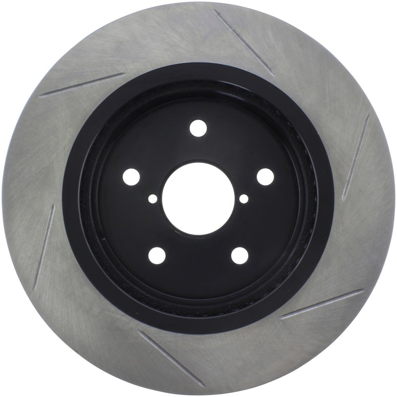 StopTech 16-17 Subaru WRX w/EyeSight Technology Sport Slotted Rear Right Rotor-Brake Rotors - Slotted-Grocery Getter Performance