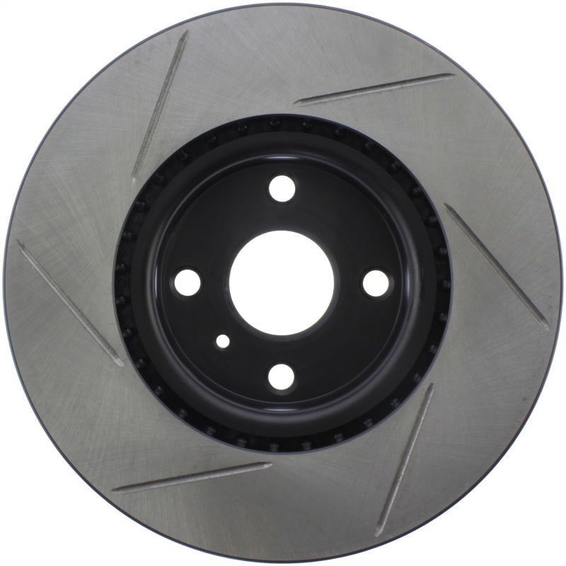 StopTech 16-18 Mazda Miata MX-5 Sport Slotted Front Left Rotor-Brake Rotors - Slotted-Grocery Getter Performance