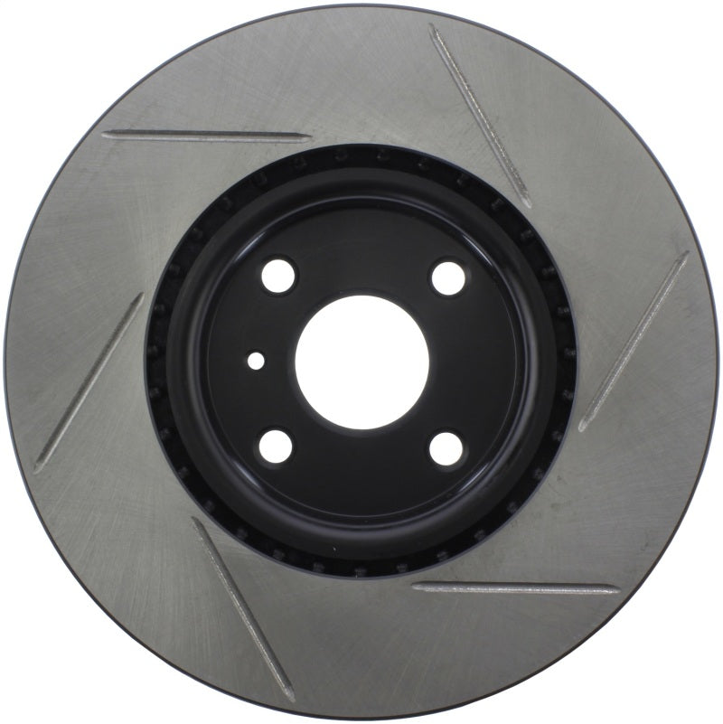 StopTech 16-18 Mazda Miata MX-5 Sport Slotted Front Right Rotor-Brake Rotors - Slotted-Grocery Getter Performance