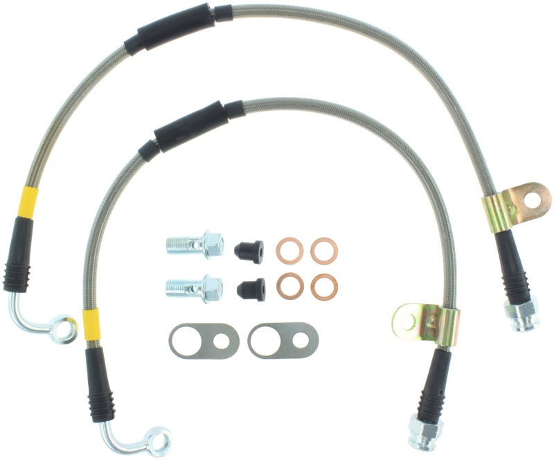StopTech 2016 Mazda Miata Stainless Steel Front Brake Lines-Brake Line Kits-Grocery Getter Performance