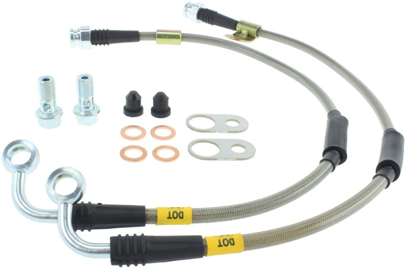StopTech 2016 Mazda Miata Stainless Steel Front Brake Lines-Brake Line Kits-Grocery Getter Performance