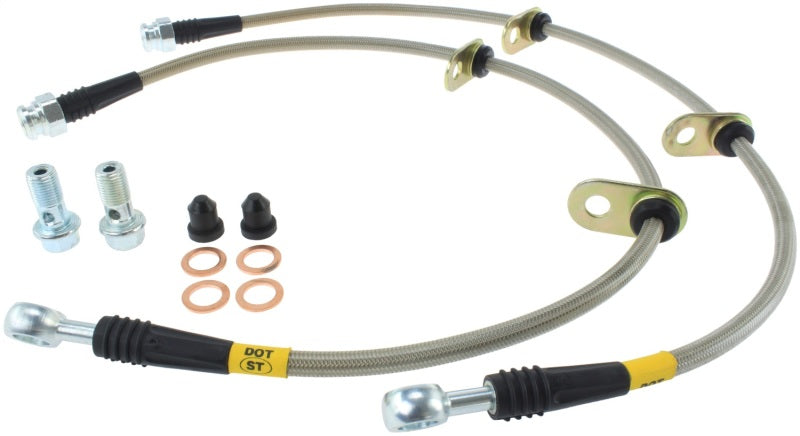 StopTech 91-05 Acura NSX Front SS Brake Lines-Brake Line Kits-Grocery Getter Performance