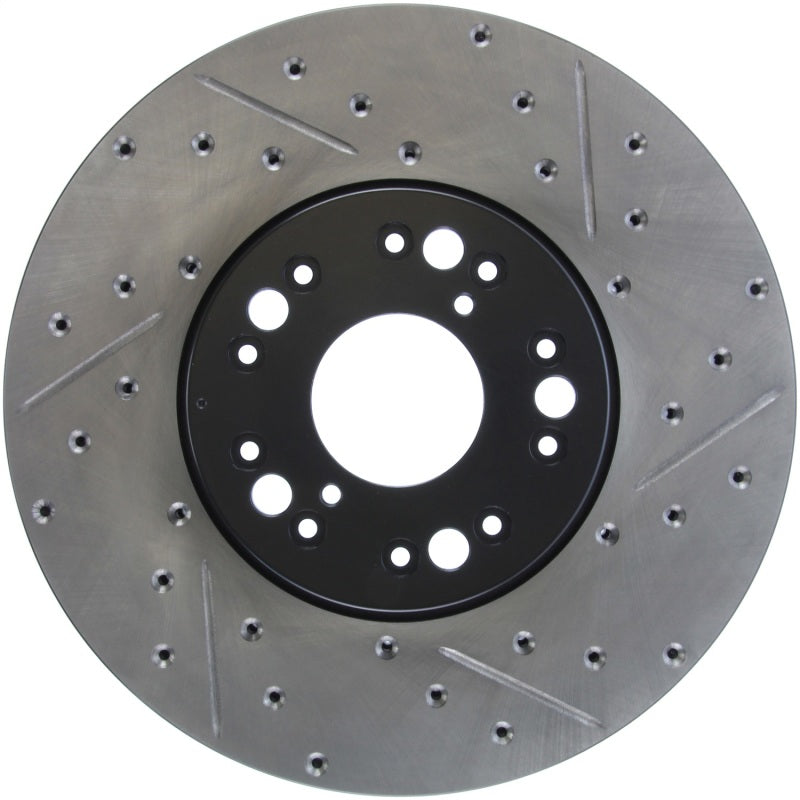 StopTech 93-05 Lexus GS300/GS350/GS400/GS430/GS450H / 00-05 Lexus IS300 / 93-94 Lexus LS400/LS430/L-Brake Rotors - Slot & Drilled-Grocery Getter Performance