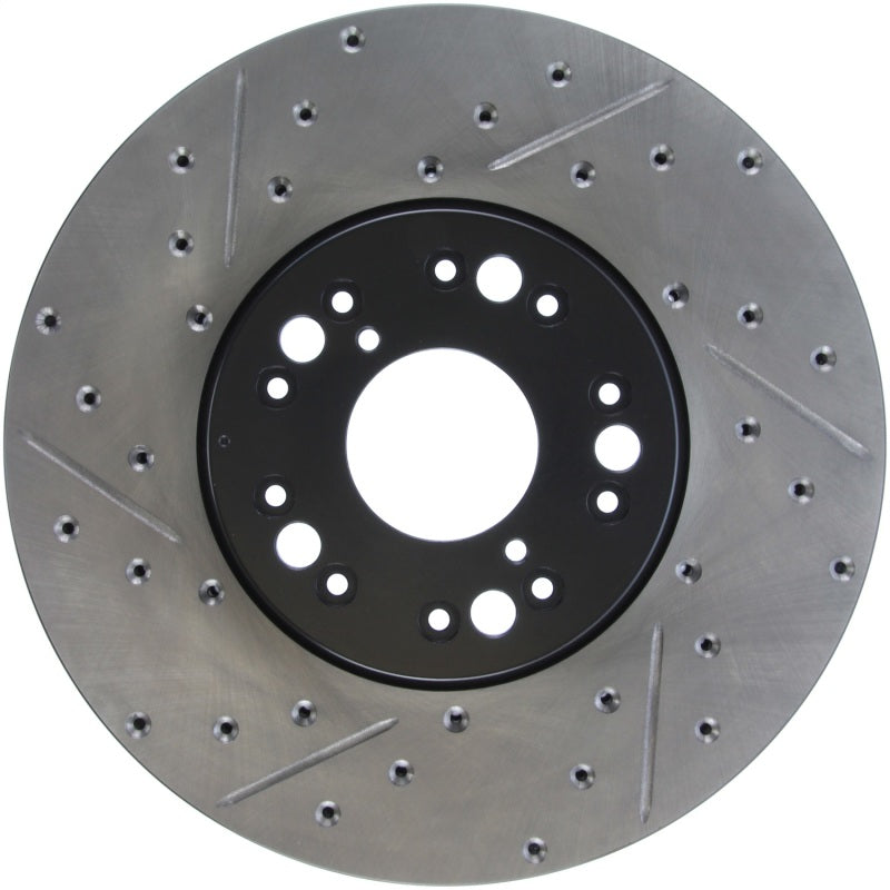 StopTech 93-05 Lexus GS300/GS350/GS400/GS430/GS450H / 00-05 Lexus IS300 / 93-94 Lexus LS400/LS430/L-Brake Rotors - Slot & Drilled-Grocery Getter Performance