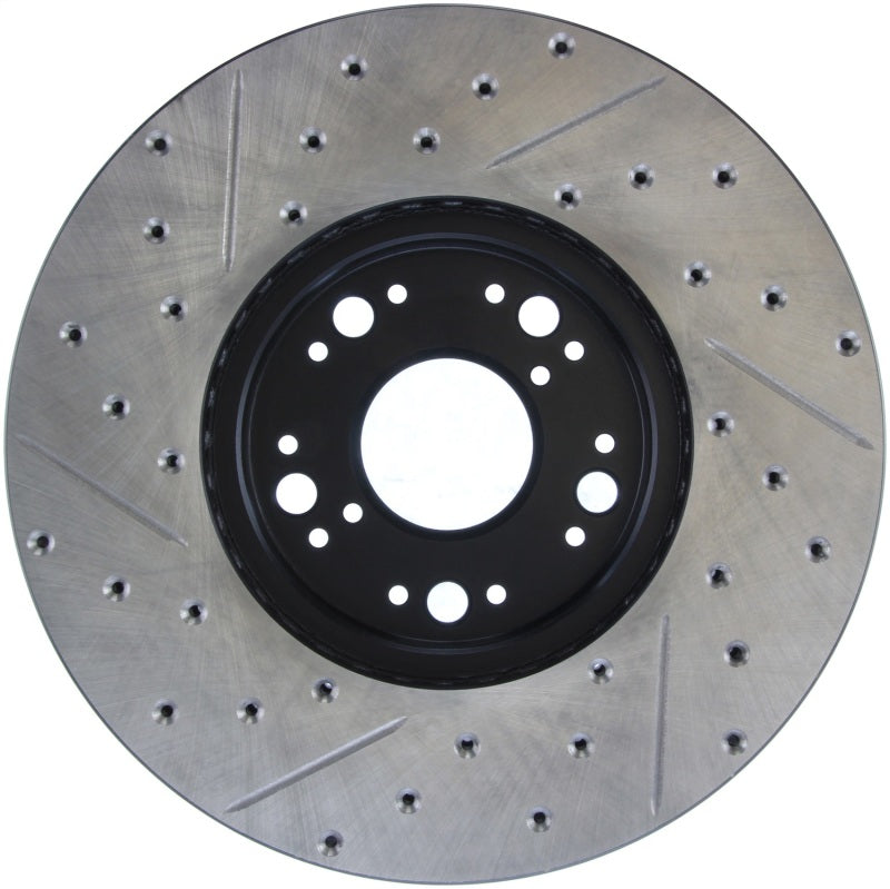 StopTech 93-05 Lexus GS300/GS350/GS400/GS430/GS450H / 00-05 Lexus IS300 / 93-94 Lexus LS400/LS430/L-Brake Rotors - Slot & Drilled-Grocery Getter Performance