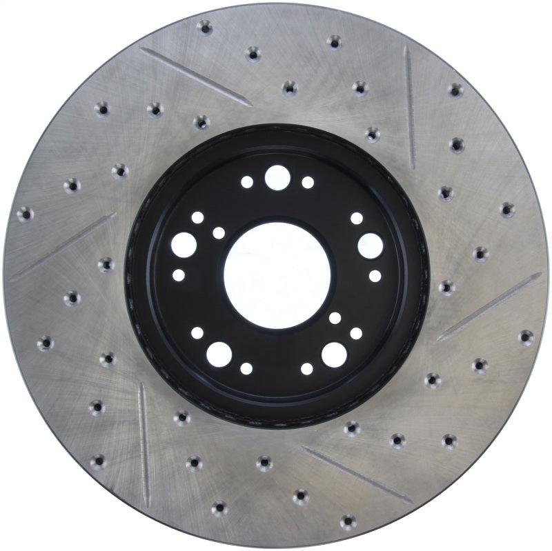 StopTech 93-05 Lexus GS300/GS350/GS400/GS430/GS450H / 00-05 Lexus IS300 / 93-94 Lexus LS400/LS430/L-Brake Rotors - Slot & Drilled-Grocery Getter Performance