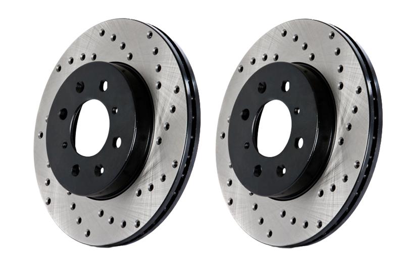 StopTech Drilled Sport Brake Rotor-Brake Rotors - Drilled-Grocery Getter Performance