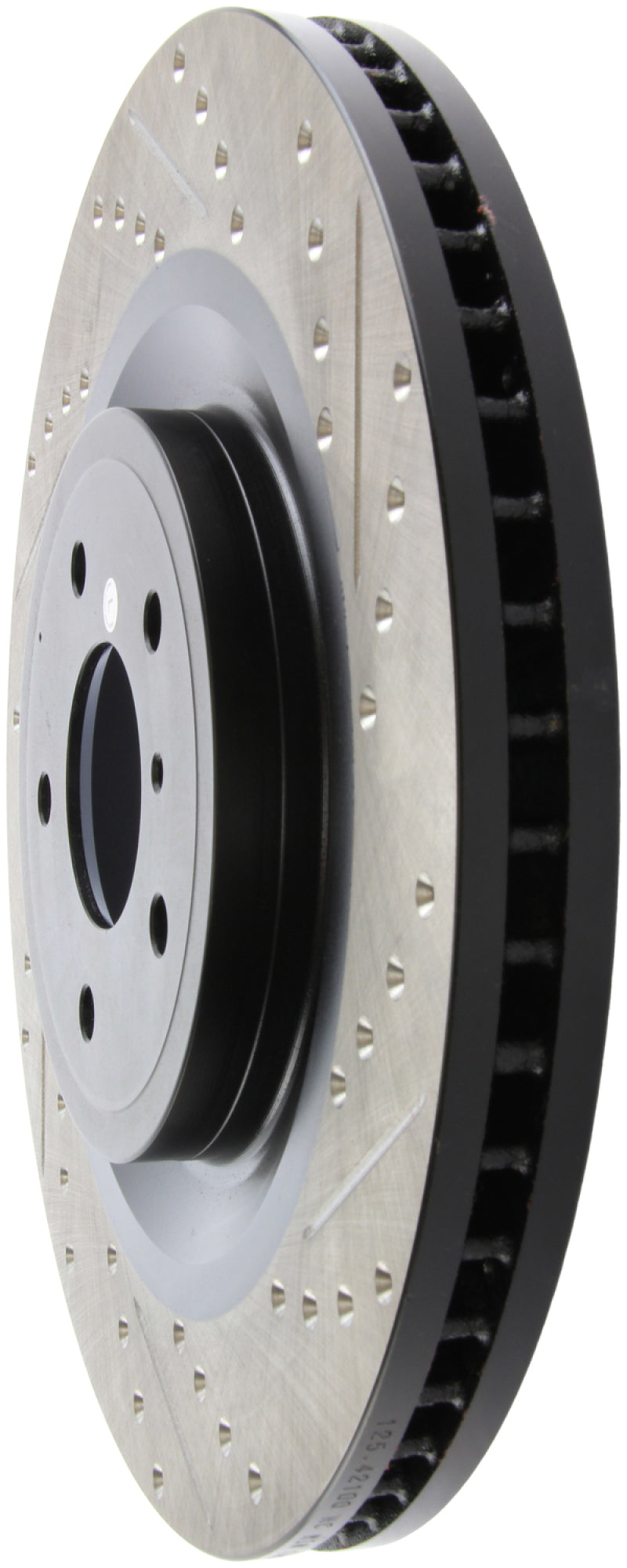 StopTech Infiniti G37 / Nissan 370Z SportStop Slotted & Drilled Front Left Rotor-Brake Rotors - Slot & Drilled-Grocery Getter Performance