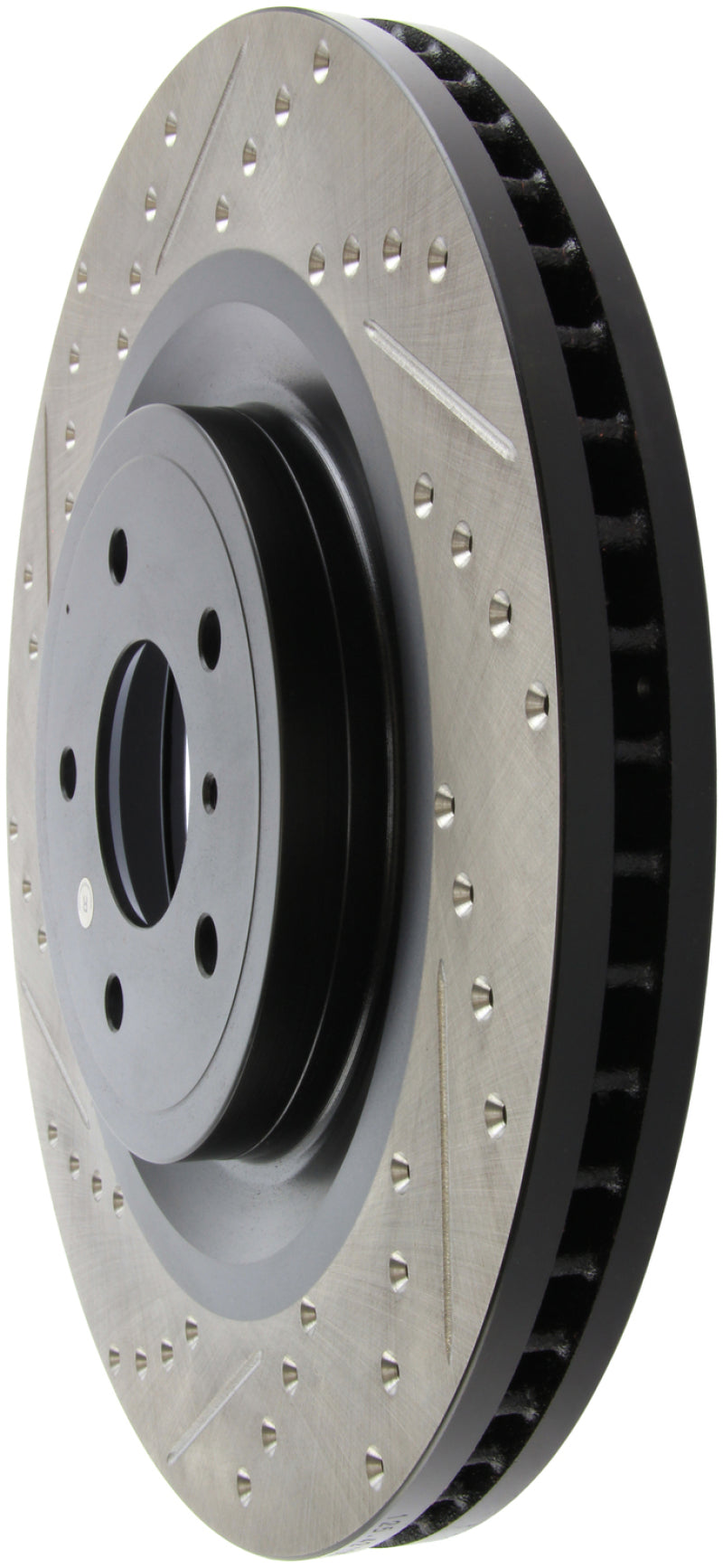 StopTech Infiniti G37 / Nissan 370Z SportStop Slotted & Drilled Front Right Rotor-Brake Rotors - Slot & Drilled-Grocery Getter Performance