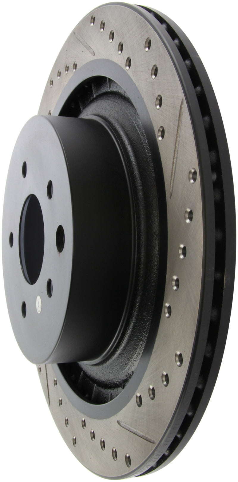 StopTech Infiniti G37 / Nissan 370Z SportStop Slotted & Drilled Rear Left Rotor-Brake Rotors - Slot & Drilled-Grocery Getter Performance