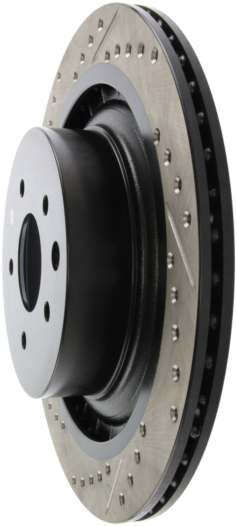 StopTech Infiniti G37 / Nissan 370Z SportStop Slotted & Drilled Rear Right Rotor-Brake Rotors - Slot & Drilled-Grocery Getter Performance