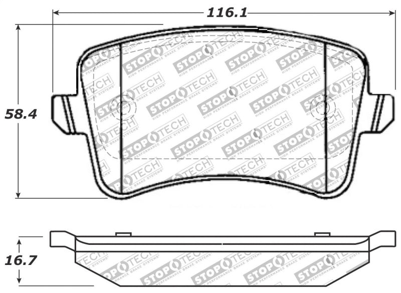 StopTech Performance Brake Pads-Brake Pads - Performance-Grocery Getter Performance